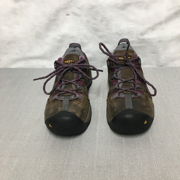 KEEN ASTM F2413-11 Work Boots Steel Toe Womens 8 W Brown US Safety Shoes - Picture 5 of 13